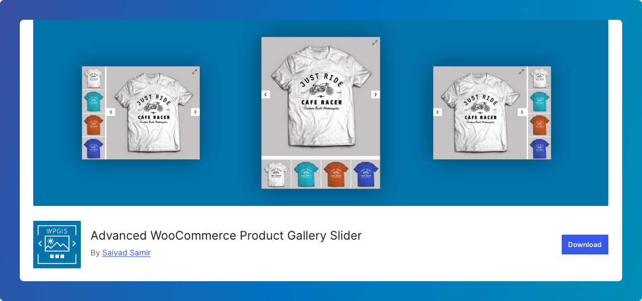 Advanced WooCommerce Product Gallery Slider by Saiyed Samir