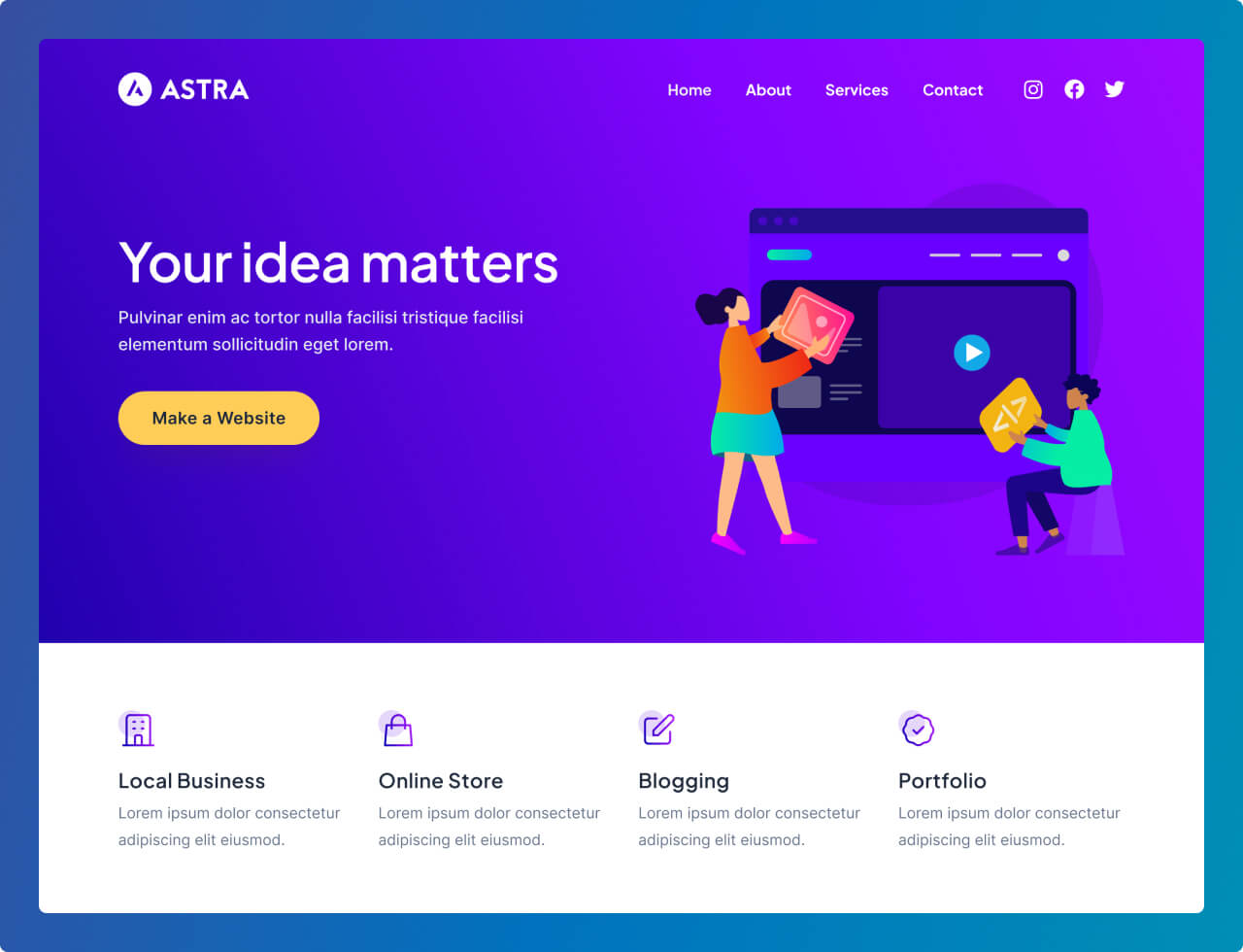 Astra WordPress Theme free