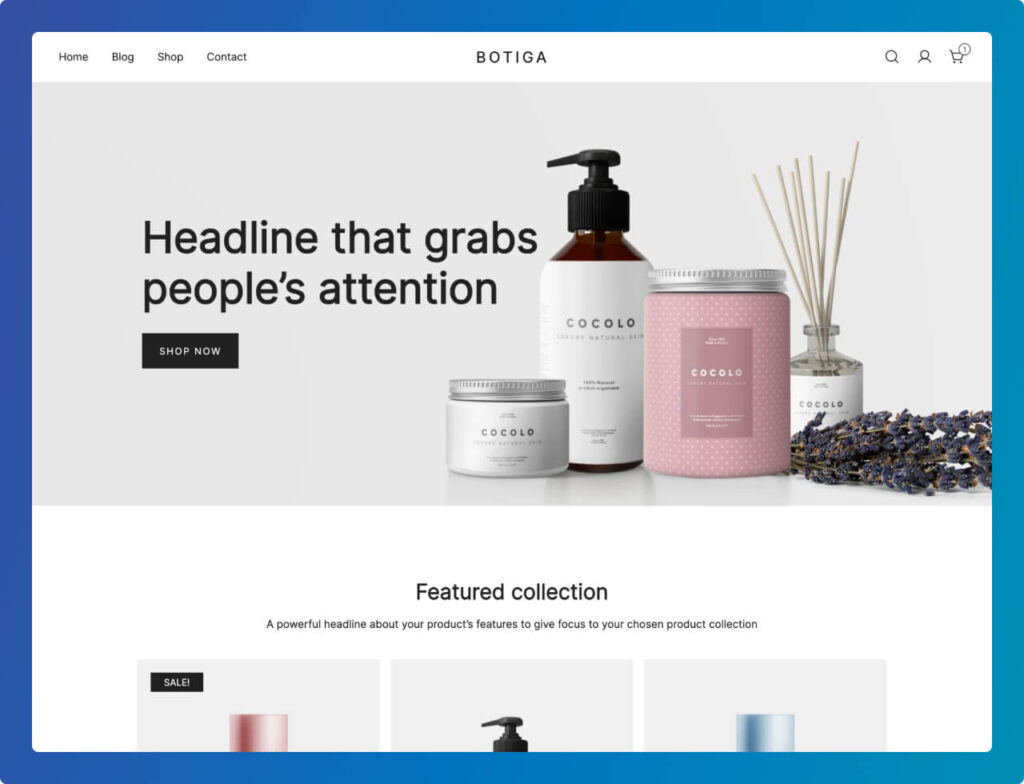 Botiga WordPress Theme free