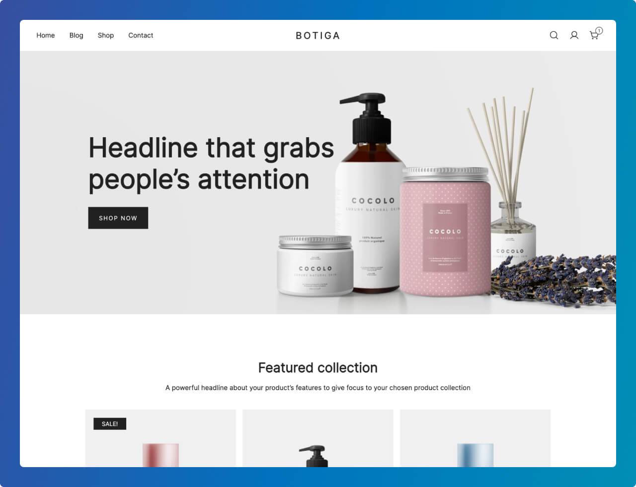 Botiga WordPress Theme free
