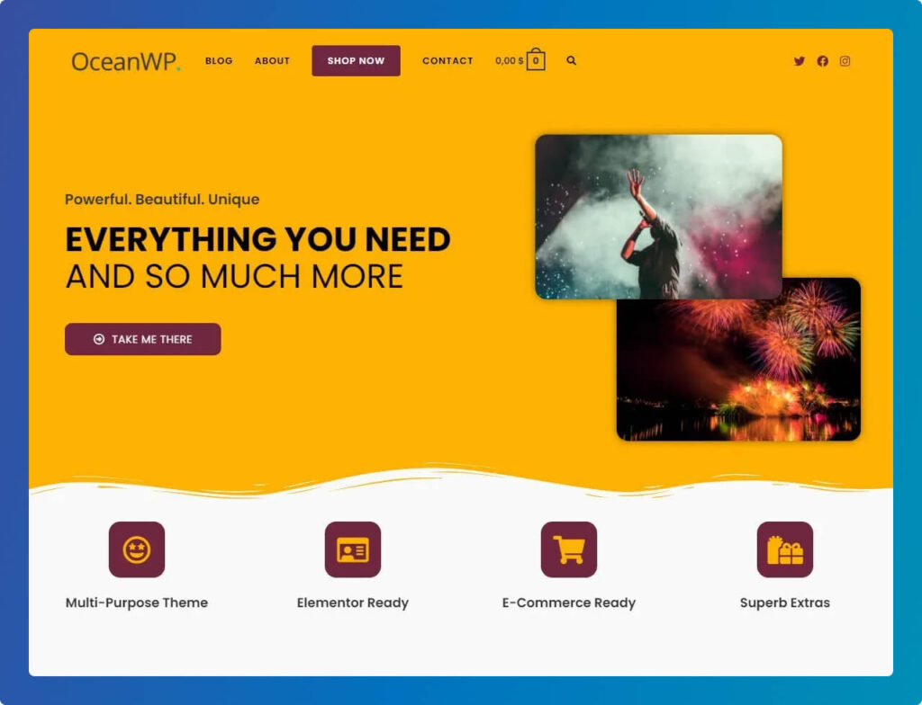 OceanWP WordPress Theme free