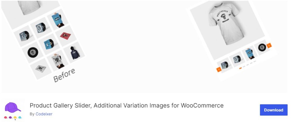 Product Gallery Slider Additional Variation Images for WooCommerce by Codeixer