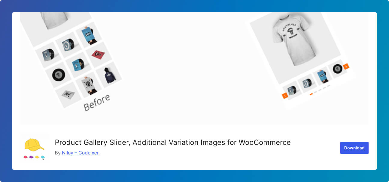 Product Gallery Slider Additional Variation Images for WooCommerce by Codeixer