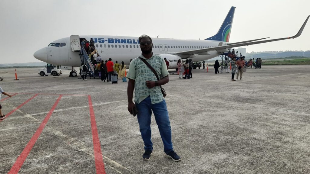 Saidul at Cox's Bazar Air port