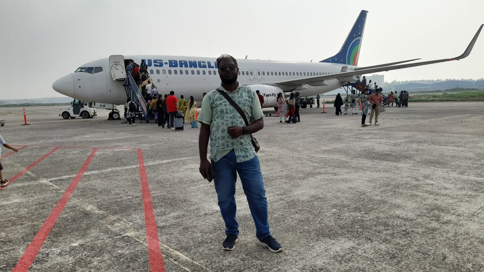 Saidul at Cox's Bazar Air port