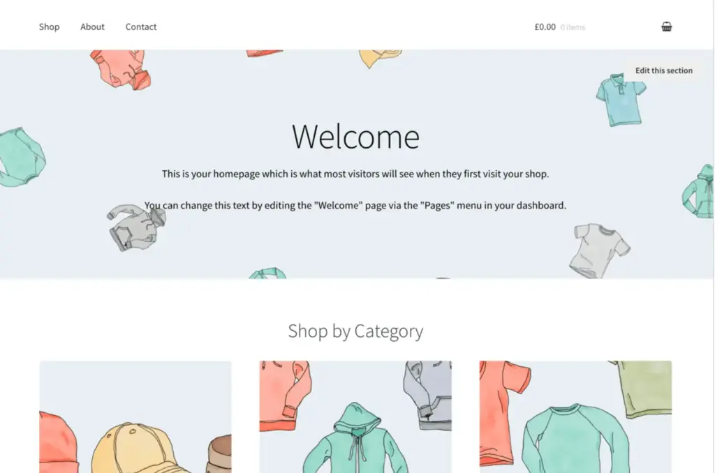 Storefront WordPress Theme