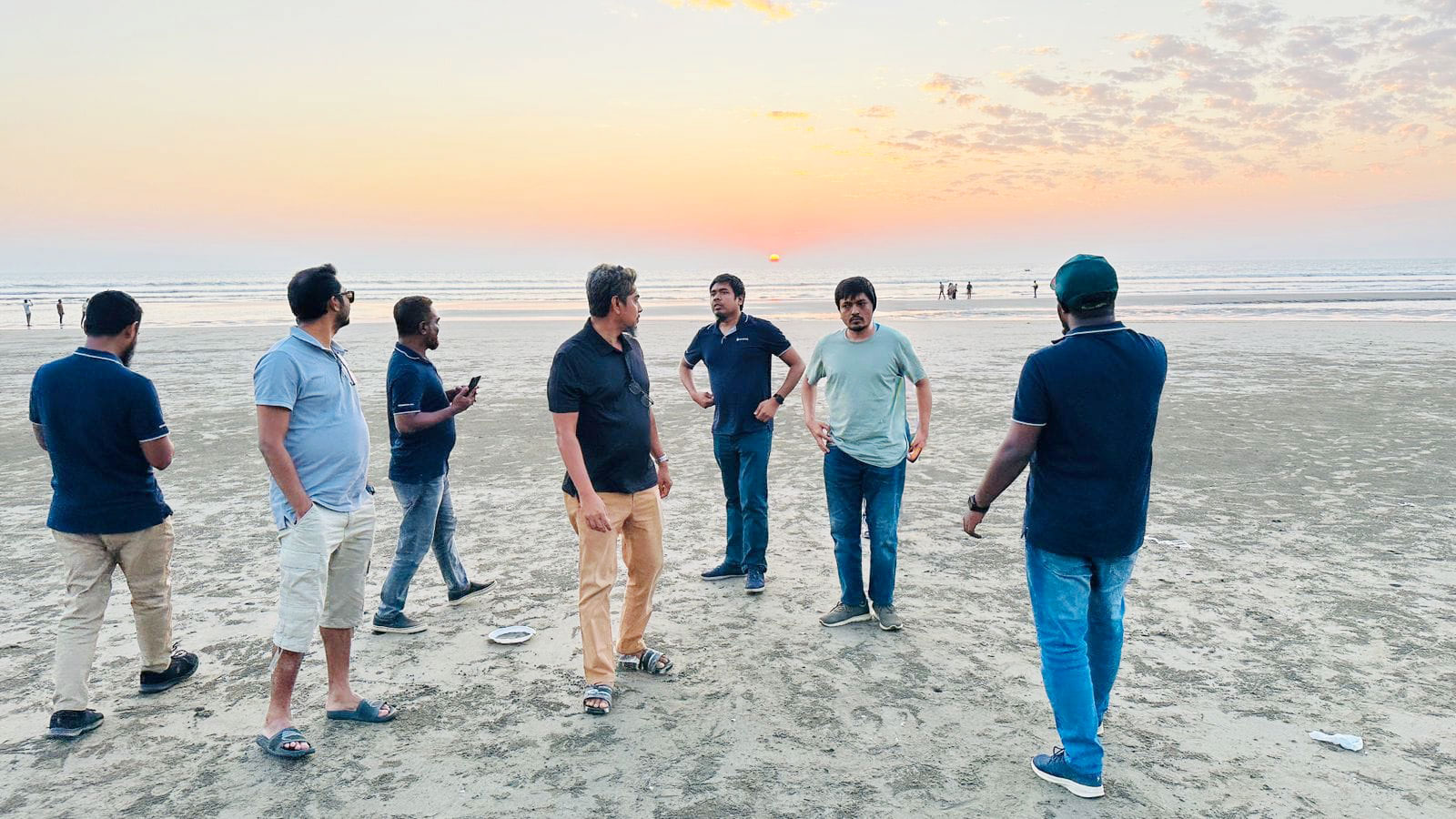 Team StorePress at Cox's Bazar Sea Beach