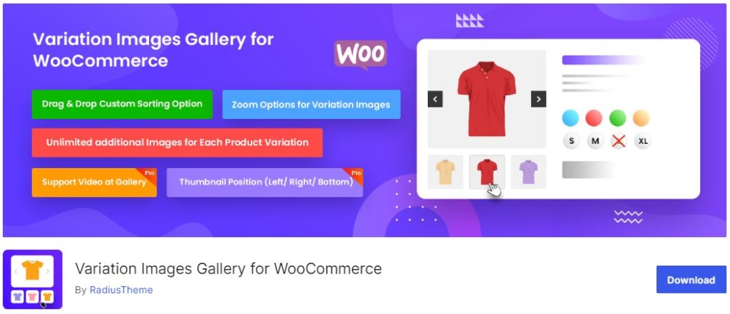 Variation-Images-Gallery-for-WooCommerce-by-Radius-theme