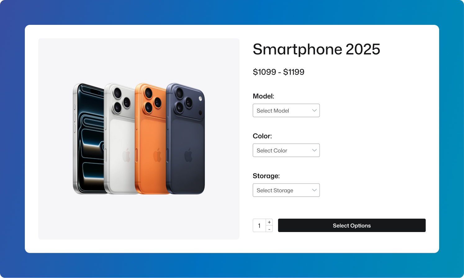 WooCommerce Product page Boring Dropdown