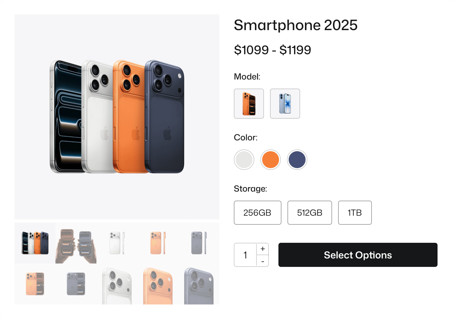 WooCommerce variation gallery by StorePress