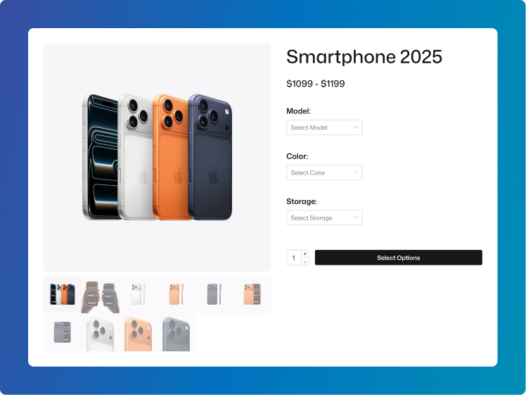 WooCommerce variation gallery full photos