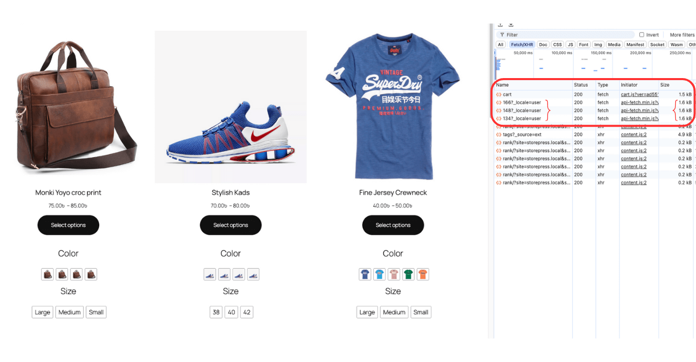 Cache API response disable condition