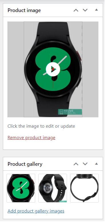 adding featured video backend view