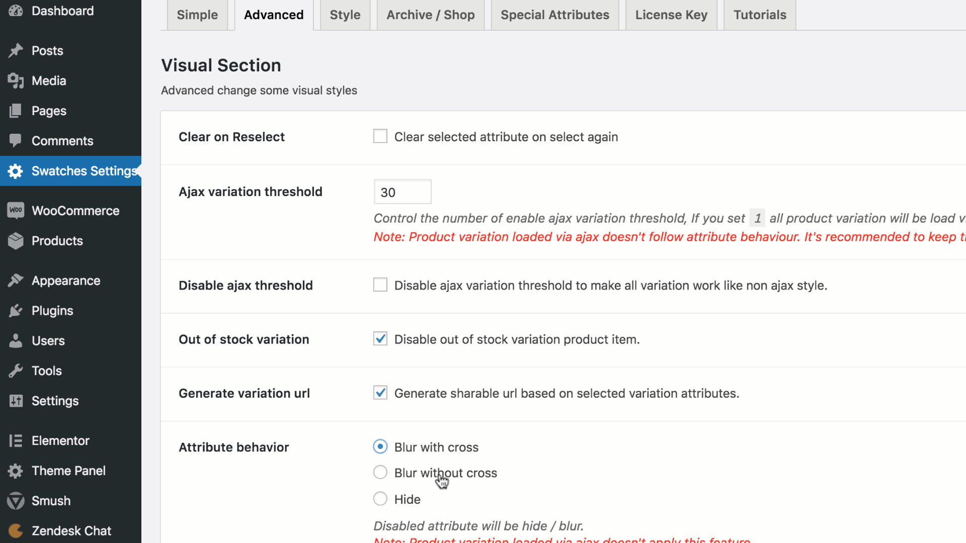 blur preview up to 30 variations
