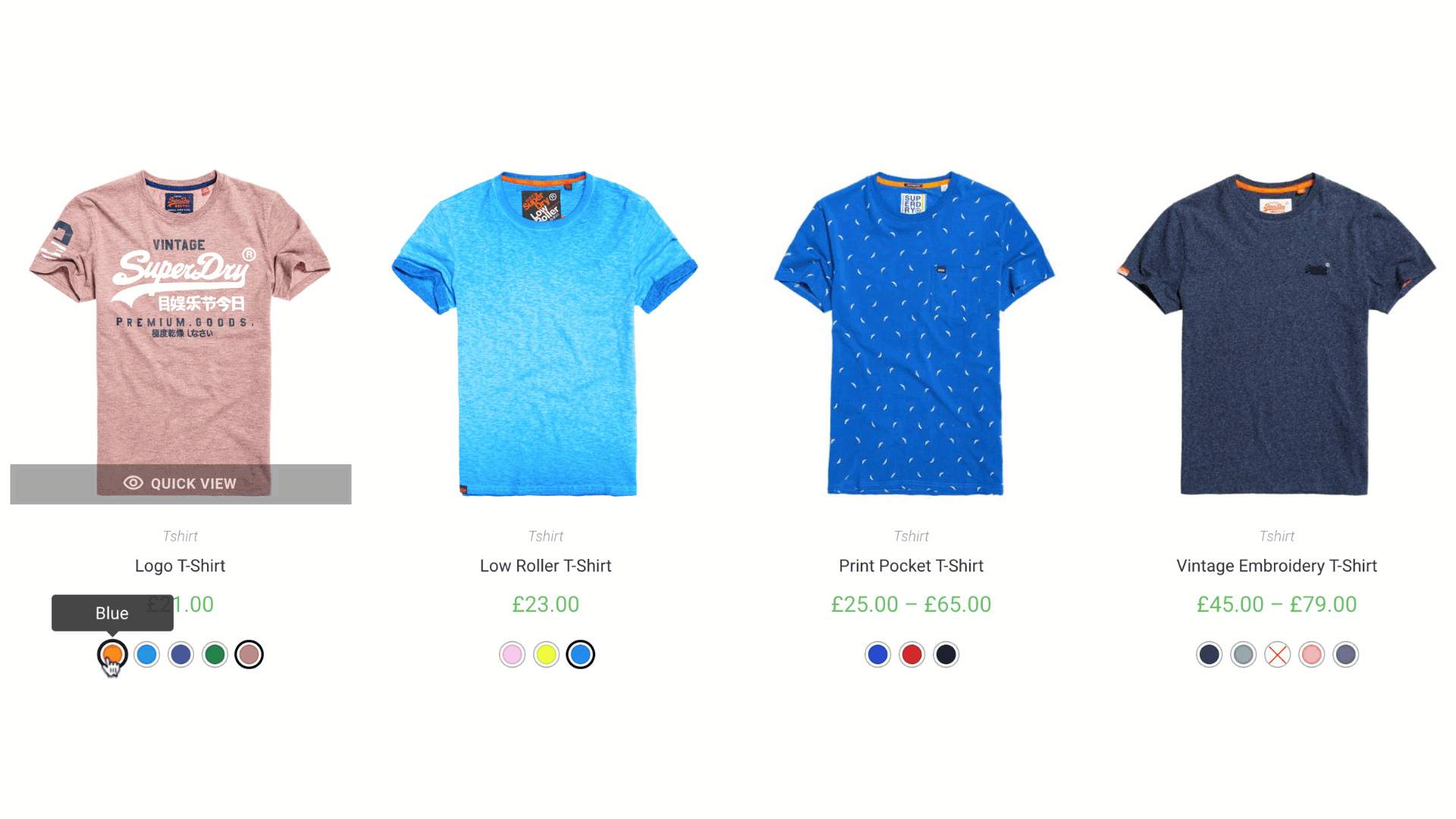 multi attribute in product page and single attribute in shop page