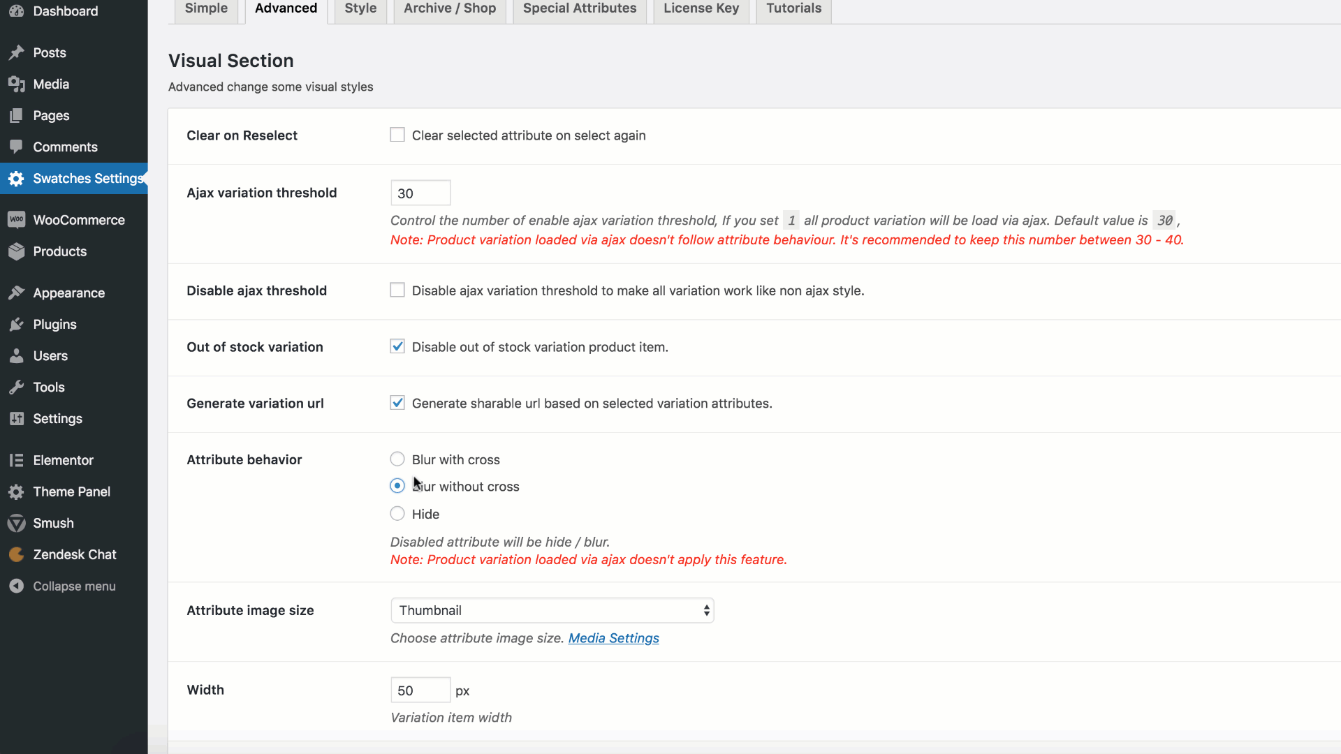 product stock out preview