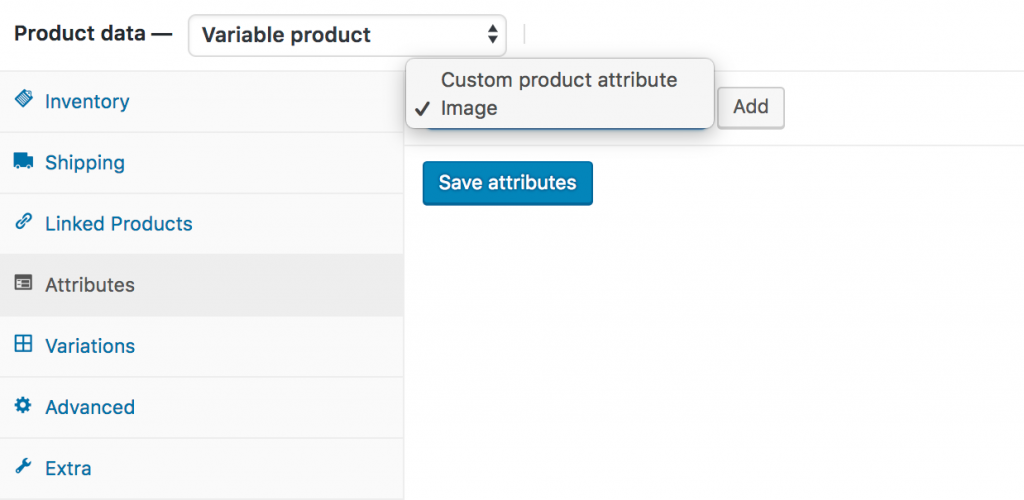select custom product attribute from attributes