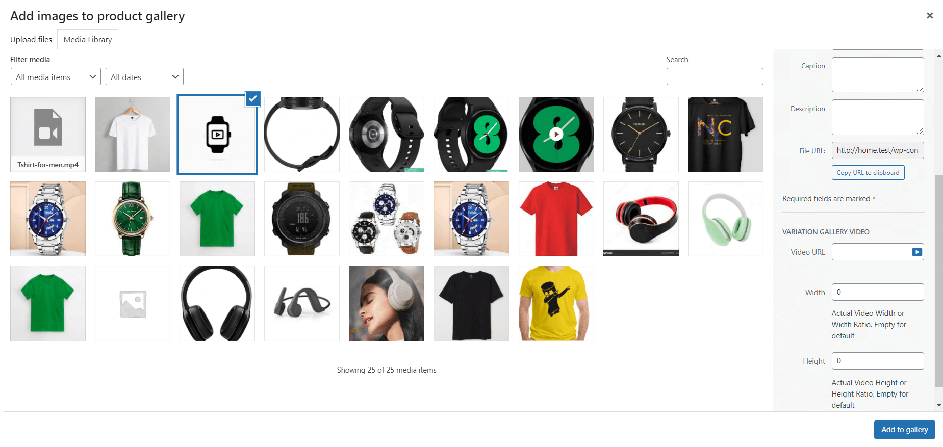 selection of thumbnail image